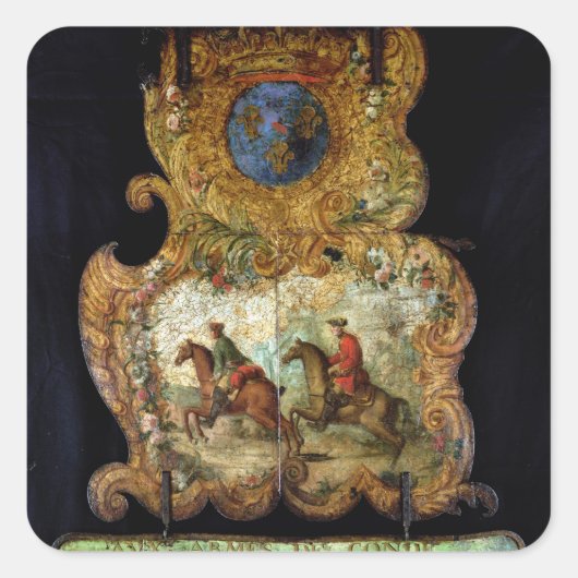 Sign for the Royal Mail of Chantilly Vierkante Sticker (Voorkant)