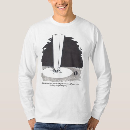 Sign From George wit shirt met lange mouwen (Voorkant)