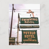  Sign Hotel Swimming Pool Briefkaart (Voorkant)