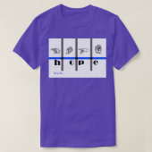 Sign Language Art Hope 2 T-shirt (Design voorkant)