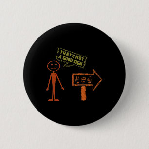 Sign Language ASL American Hand Talking Awareness Ronde Button 5,7 Cm