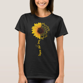 Sign Language - ASL - American Sunflower - Deel t T-shirt