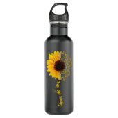 Sign Language - ASL - American Sunflower - Deel t Waterfles (Voorkant)