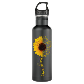 Sign Language - ASL - American Sunflower - Deel t Waterfles