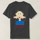 Sign Language ASL Laugh T-shirt (Design voorkant)