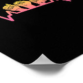 Sign Language Heartbeat Tee Teacher Deaf Awareness Poster (Hoek)