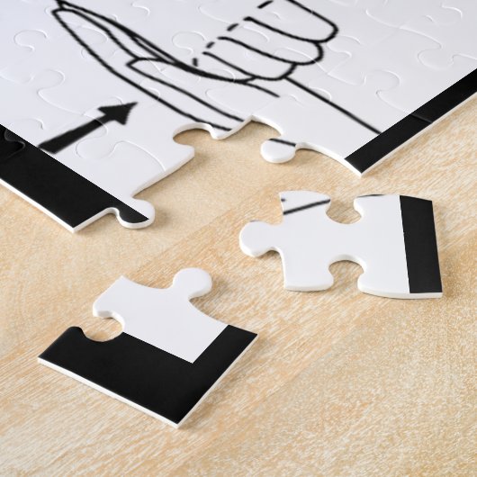 SIGN LANGUAGE puzzel (Zijkant)