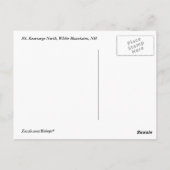 Sign on New Hampshire Mountain Briefkaart (Achterkant)