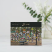 Sign Post Forest Watson Lake Yukon Canada Briefkaart (Staand voorkant)