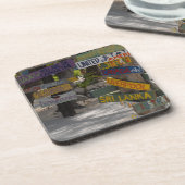 Sign Post Rum Point Grand Cayman Bier Onderzetter (Linkerzijde)