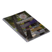 Sign post Rum Point Grand Cayman Notitieboek (Rechterzijde)