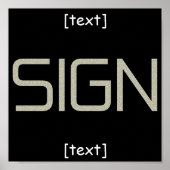 SIGN POSTER (Voorkant)