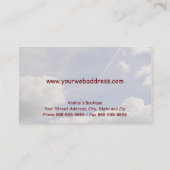 Sign Shop Vastgoedmakelaar Visitekaartje (Achterkant)