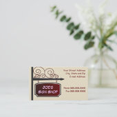 Sign Shop Vastgoedmakelaar Visitekaartje (Staand voorkant)