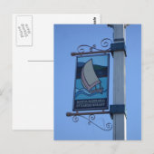 Sign - Stearns Wharf, Santa Barbara, CA Briefkaart (Voorkant / Achterkant)
