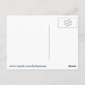 SIGN TAAL ALPHABET briefkaart (Achterkant)