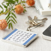 SIGN TAAL ALPHABET sleutelhanger (Zijkant)