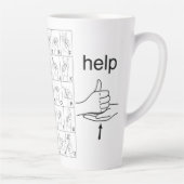 SIGN-TAAL LATTE MOK (Rechts)