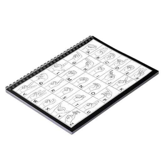 SIGN-TAAL NOTITIEBOEK (Linkerzijde)