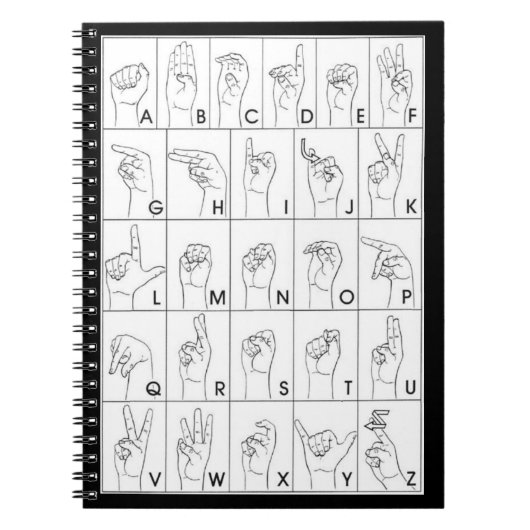 SIGN-TAAL NOTITIEBOEK (Voorkant)