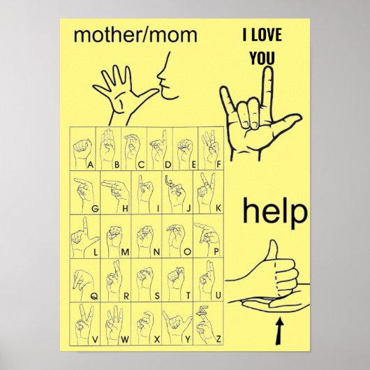 SIGN TAAL poster (Voorkant)