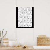 SIGN TAAL poster (Keuken)