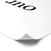 Signaal 6 Tabellen voor kleine weddenschappen Poster (Hoek)