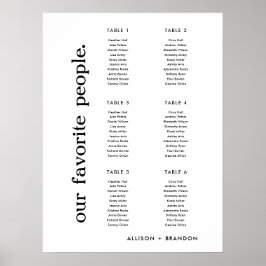 Signaal 6 Tabellen voor kleine weddenschappen Poster