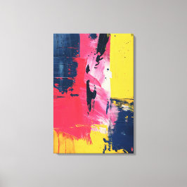 Signaal door de breuk canvas afdruk