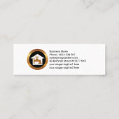 Signaal-hulpdienst voor waterleidingen mini visitekaartje (Achterkant)