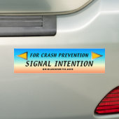SIGNAAL-INTENTIE BUMPERSTICKER (Op auto)