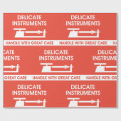 Signaal met snelle instrumenten cadeaupapier (Vlak)