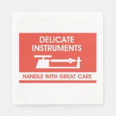 Signaal met snelle instrumenten servet (Voorkant)