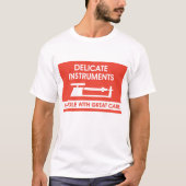 Signaal met snelle instrumenten t-shirt (Voorkant)