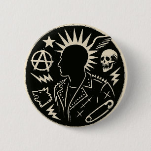 Signaal naar de Rebellie Knop Ronde Button 5,7 Cm
