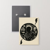 Signaal naar de Rebellie Sleutelhanger Button (Voorkant / Achterkant)