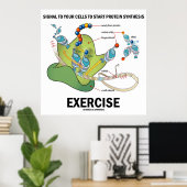 Signaal om de eiwitsynthese te starten poster (Thuiskantoor)