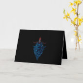Signaal van Baphometgeit van Mendes Satan Dark Got Kaart (Gele Bloem)