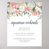 Signaal voor midzomerweddenschap Cocktail-menu Poster (Voorkant)