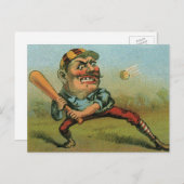  signaaletiket, sporthonkbal Tansill Punch Briefkaart (Voorkant / Achterkant)