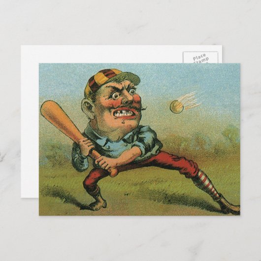  signaaletiket, sporthonkbal Tansill Punch Briefkaart (Voorkant / Achterkant)