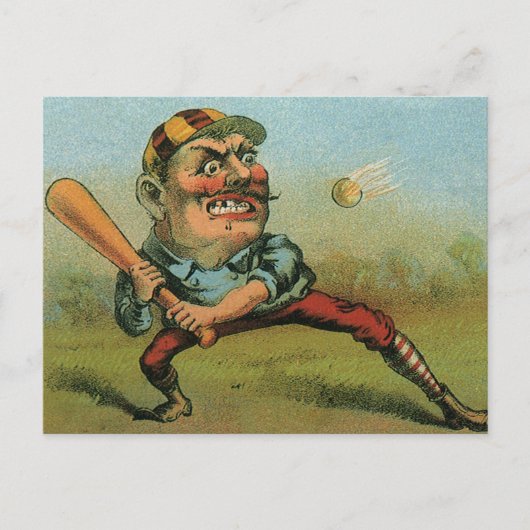  signaaletiket, sporthonkbal Tansill Punch Briefkaart (Voorkant)