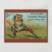  signaaletiket, sporthonkbal Tansill Punch Briefkaart (Voorkant)