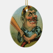  signaaletiket, sporthonkbal Tansill Punch Keramisch Ornament (Rechts)