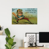  signaaletiket, sporthonkbal Tansill Punch Poster (Thuiskantoor)