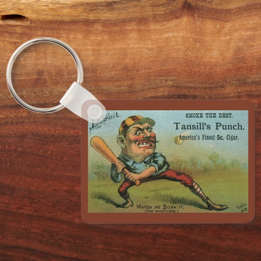  signaaletiket, sporthonkbal Tansill Punch Sleutelhanger (Achterkant)