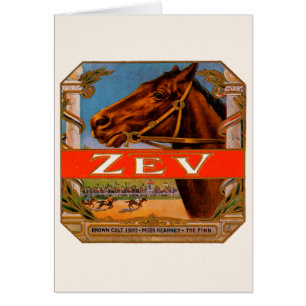  signaaletiket, Zev Race Horses Brown Colt