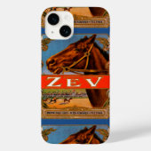 signaaletiket, Zev Race Horses Brown Colt Case-Mate iPhone Case (Achterkant)