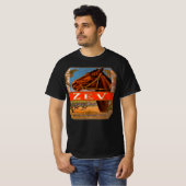 signaaletiket, Zev Race Horses Brown Colt T-shirt (Voorkant volledig)