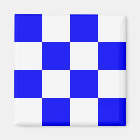 Signaalletter N van het nautische vlaggenalfabet ( Magneet (Voorkant)